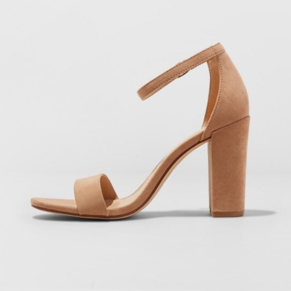 A New Day Ema High Block Heel Pumps Taupe - Picture 3 of 7
